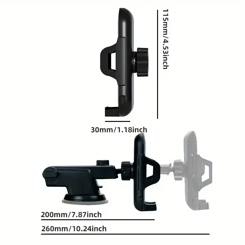 360° Rotatable Car Phone Mount Holder - Universal Windshield Suction Cup & Air Vent Stand for All Cellphones - Secure Stable Grip for Drivers showcase 14