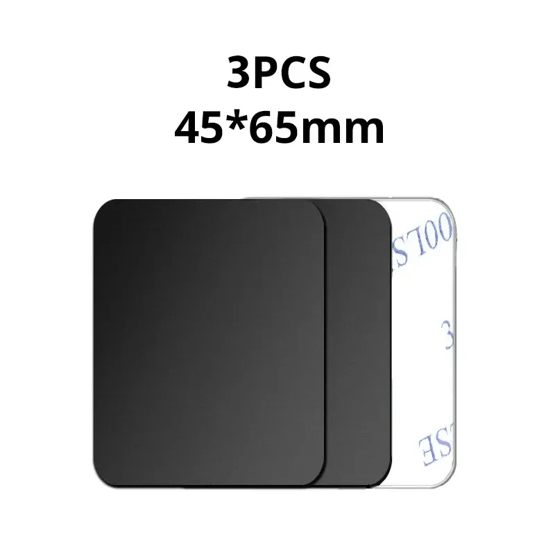 5PCS Car Phone Holder Metal Plate Set: Round & Square Magnetic Stickers for Mobile Tablet Car Stands, Universal Iron Sheet Mount Accessories showcase 9