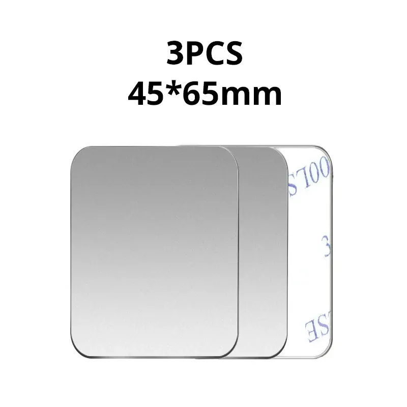 5PCS Car Phone Holder Metal Plate Set: Round & Square Magnetic Stickers for Mobile Tablet Car Stands, Universal Iron Sheet Mount Accessories showcase 10