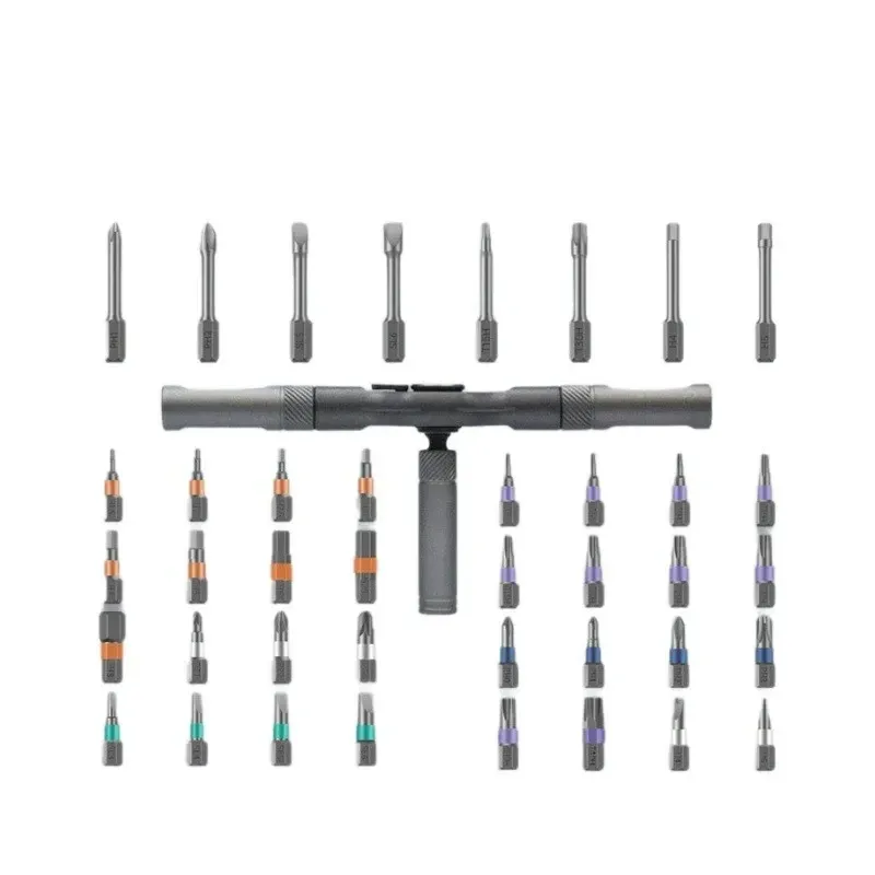 24-in-1 Multifunction Ratchet Screwdriver Set with Magnetic Bits for Home PC Computer Desk Repair - Versatile Household Tool Kit showcase 6