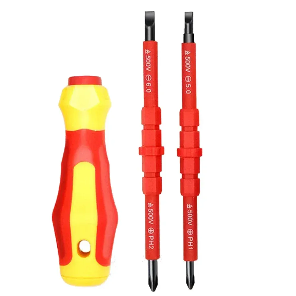 3Pcs Multi-Purpose Electrician Screwdriver Set with Magnetic Tip, PH1 PH2 Slotted Bits, Ergonomic Handle for Home & Professional Use showcase 2
