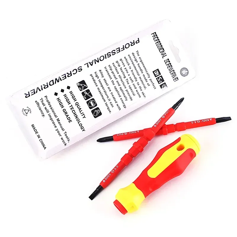 3Pcs Multi-Purpose Electrician Screwdriver Set with Magnetic Tip, PH1 PH2 Slotted Bits, Ergonomic Handle for Home & Professional Use showcase 11