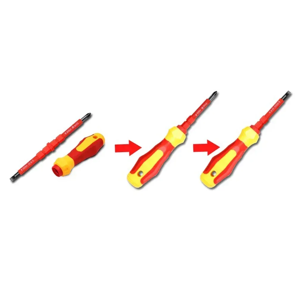 3Pcs Multi-Purpose Electrician Screwdriver Set with Magnetic Tip, PH1 PH2 Slotted Bits, Ergonomic Handle for Home & Professional Use showcase 9