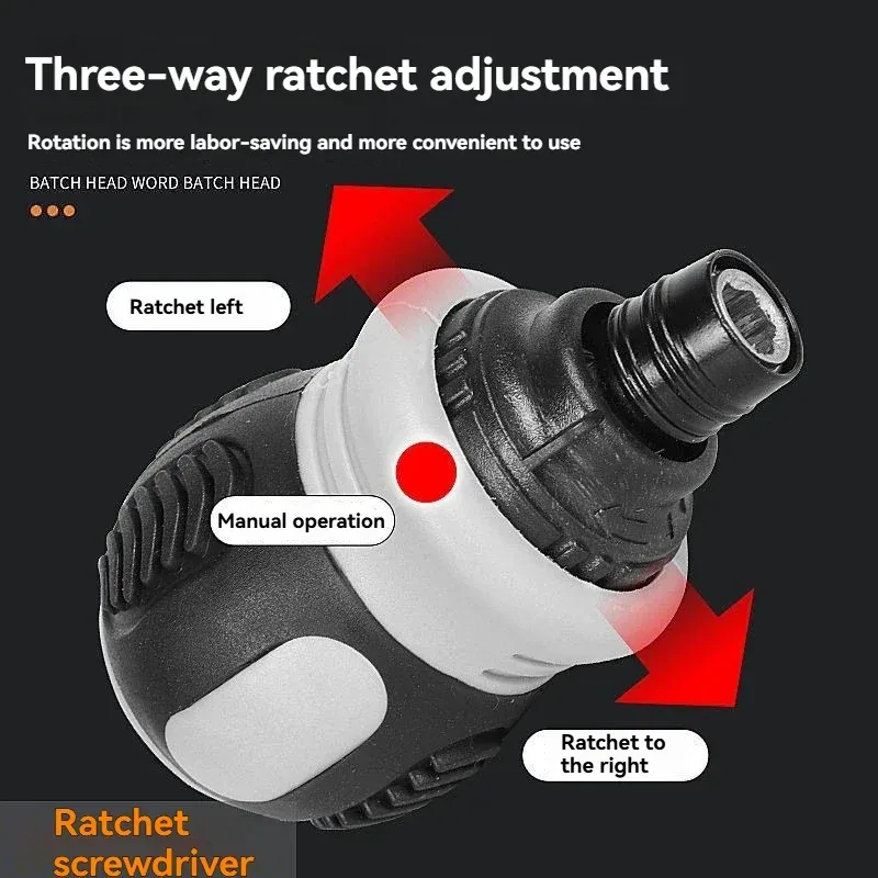 Mini Ratchet Screwdriver Set with Double-Ended Bit, CR-V Steel, Labor-Saving Dual-Purpose Tool for Home, Auto, and Appliance Repair thumbnail 4
