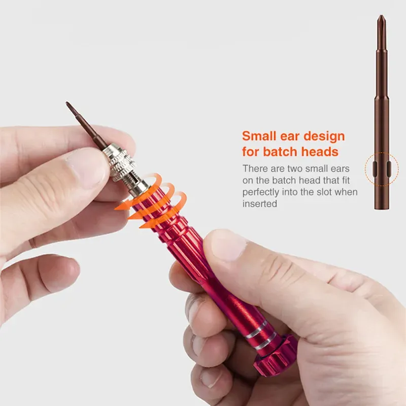 5-in-1 Multi-Function Screwdriver Set for Mobile Phone, Watch, Glasses Repair - Precision Disassembly Tool Kit for Notebooks and Electronics thumbnail 4