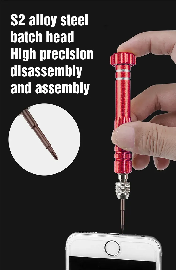 5-in-1 Multi-Function Screwdriver Set for Mobile Phone, Watch, Glasses Repair - Precision Disassembly Tool Kit for Notebooks and Electronics showcase 7