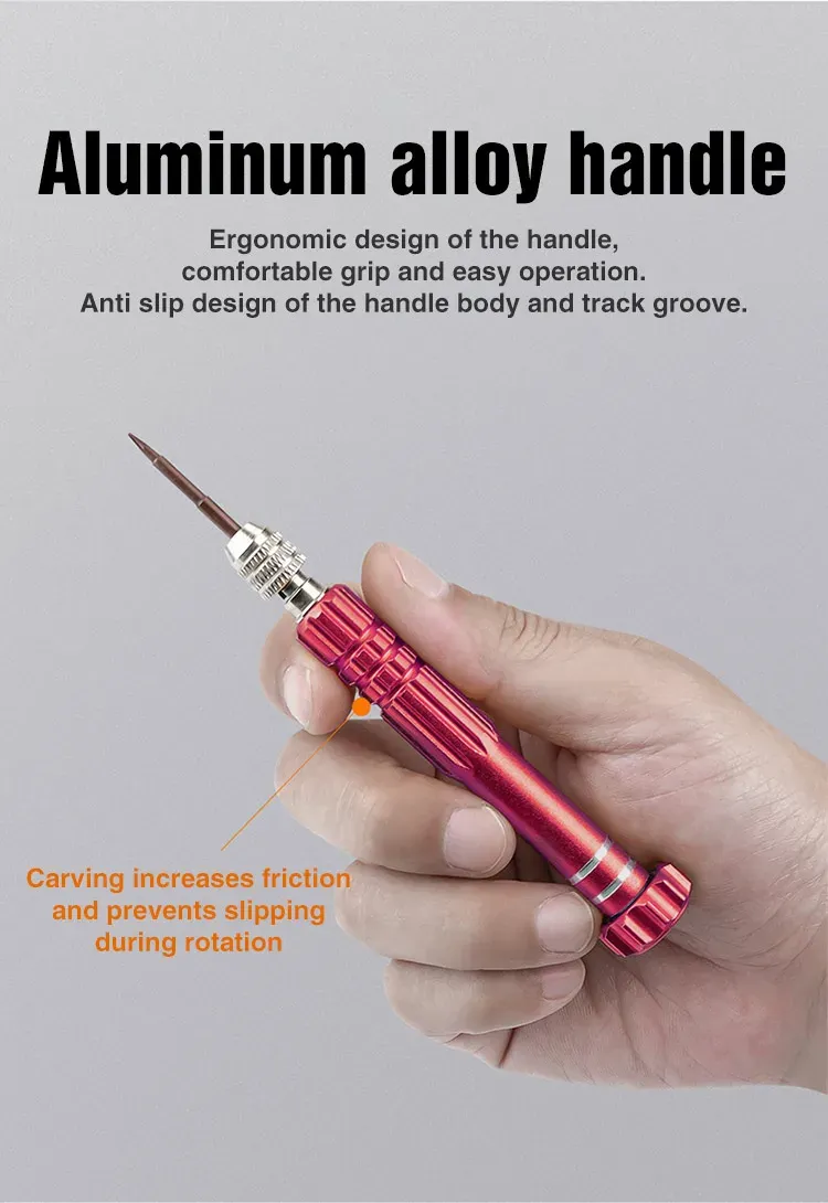5-in-1 Multi-Function Screwdriver Set for Mobile Phone, Watch, Glasses Repair - Precision Disassembly Tool Kit for Notebooks and Electronics showcase 6