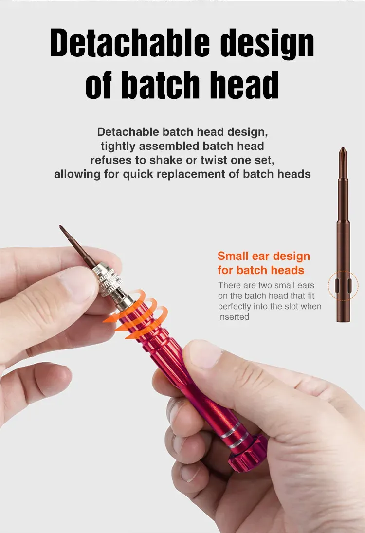 5-in-1 Multi-Function Screwdriver Set for Mobile Phone, Watch, Glasses Repair - Precision Disassembly Tool Kit for Notebooks and Electronics showcase 3