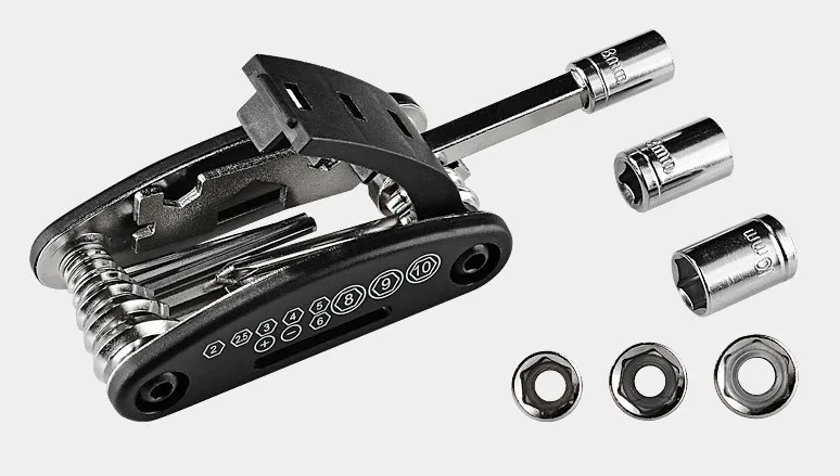 ROCKBROS 16-in-1 Bike Multi-Tool Kit: Portable Bicycle Repair Set with Hex Wrenches, Screwdrivers, and Spoke Key for Mountain Cycling Maintenance showcase 2