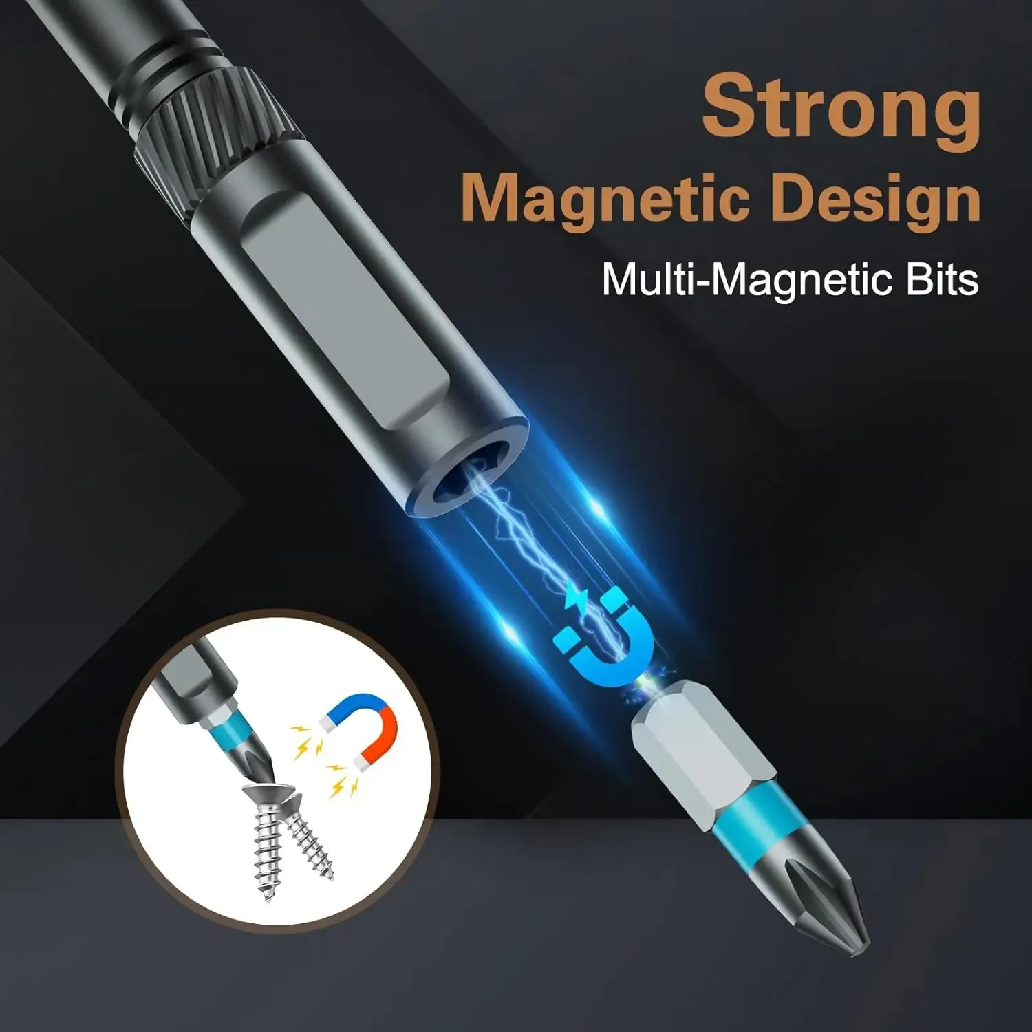 24-in-1 Multi-Purpose Ratchet Screwdriver Set with Magnetic Bits for DIY Household Repair and Precision Work thumbnail 5