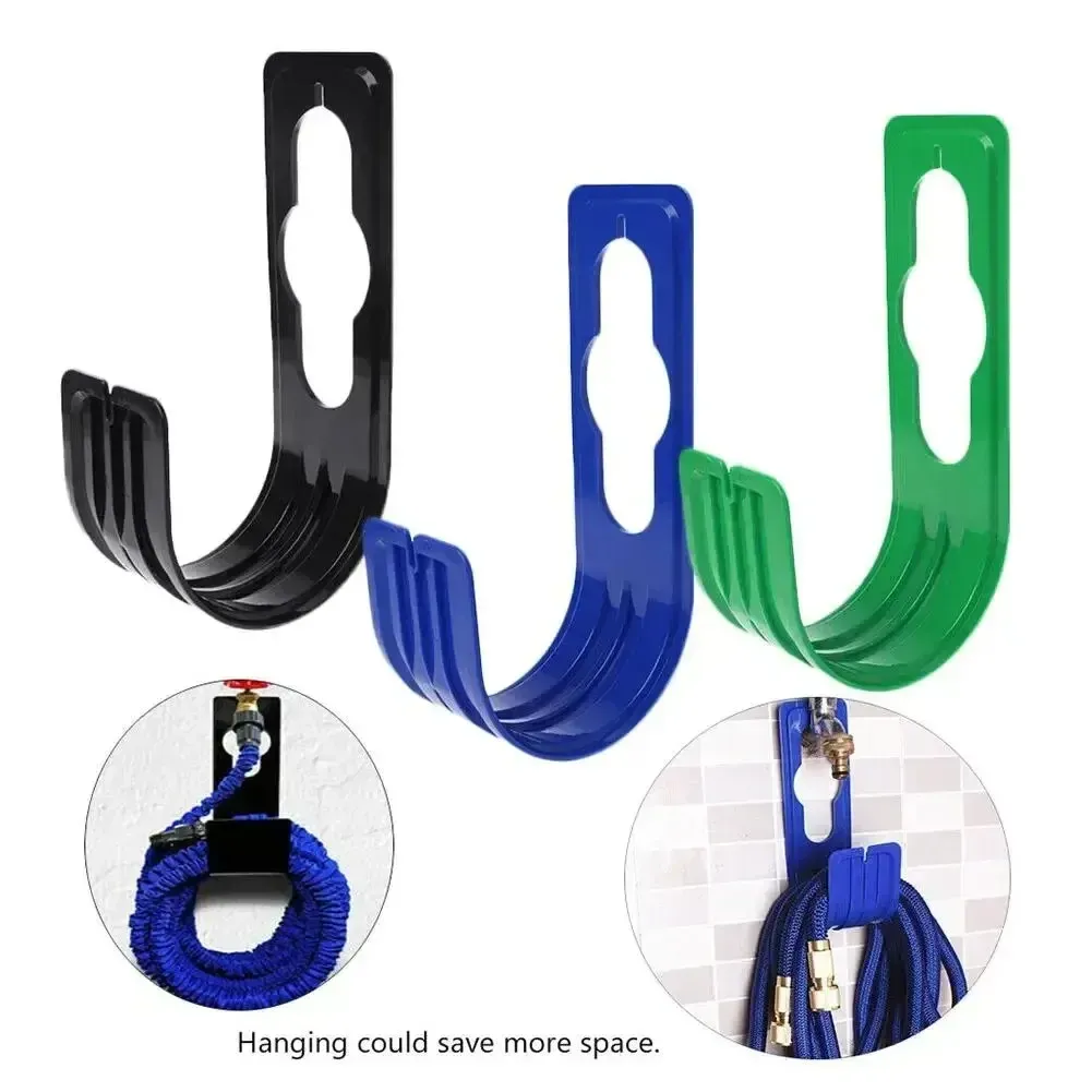 Portable Garden Hose Hook Holder - Adjustable Rack for Telescopic Water Pipes, Car Washing, and Garden Tap Storage - Durable Plastic Accessory thumbnail 4