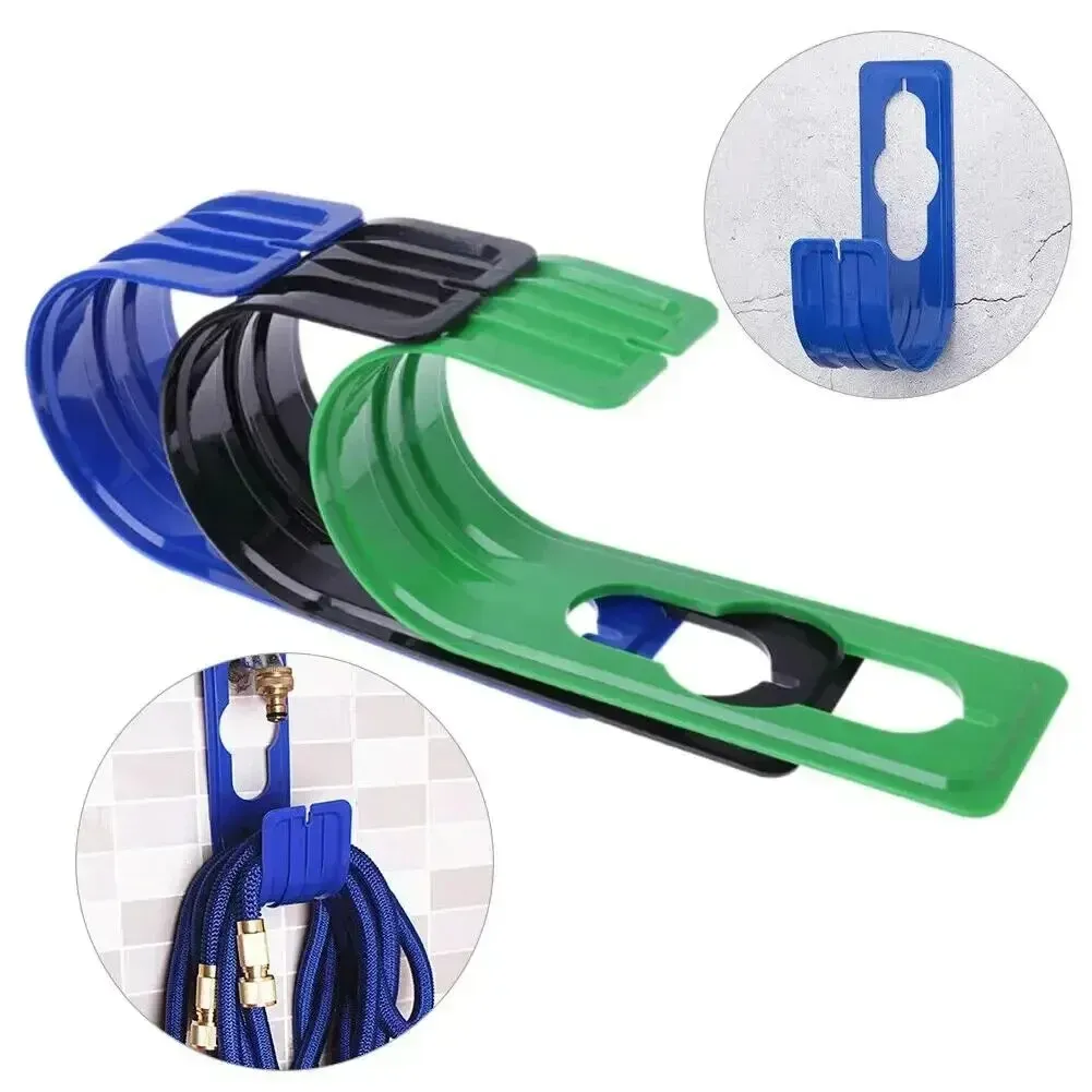 Portable Garden Hose Hook Holder - Adjustable Rack for Telescopic Water Pipes, Car Washing, and Garden Tap Storage - Durable Plastic Accessory thumbnail 3