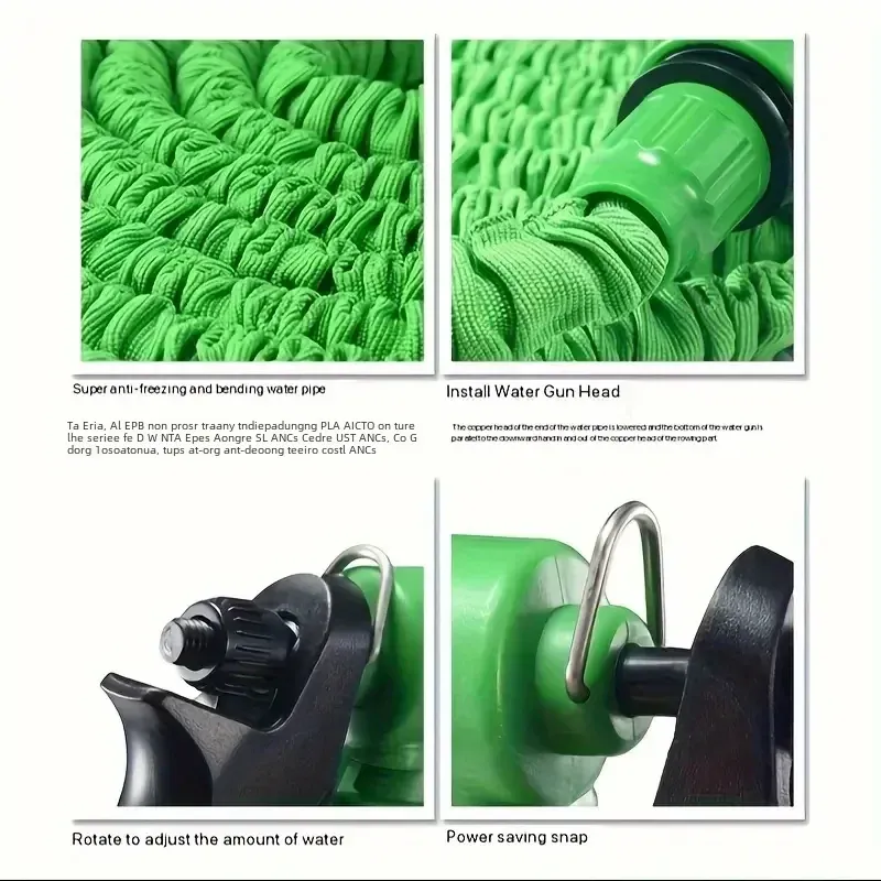 25-200FT Expandable Garden Hose, Lightweight & Durable Magic Water Hose with 7 Spray Patterns, Easy Storage for Home Garden, Car Wash, Pet Bathing thumbnail 4
