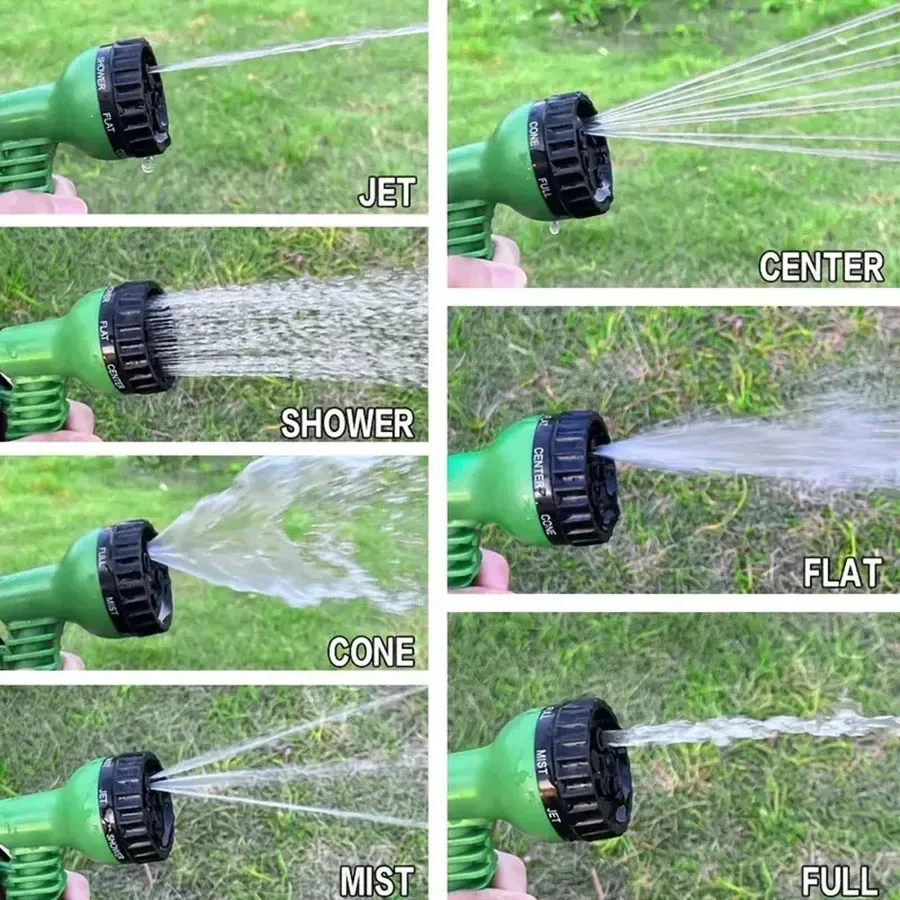 25-200FT Expandable Garden Hose, Lightweight & Durable Magic Water Hose with 7 Spray Patterns, Easy Storage for Home Garden, Car Wash, Pet Bathing thumbnail 6