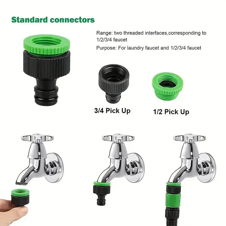 25-200FT Expandable Garden Hose, Lightweight & Durable Magic Water Hose with 7 Spray Patterns, Easy Storage for Home Garden, Car Wash, Pet Bathing showcase 6