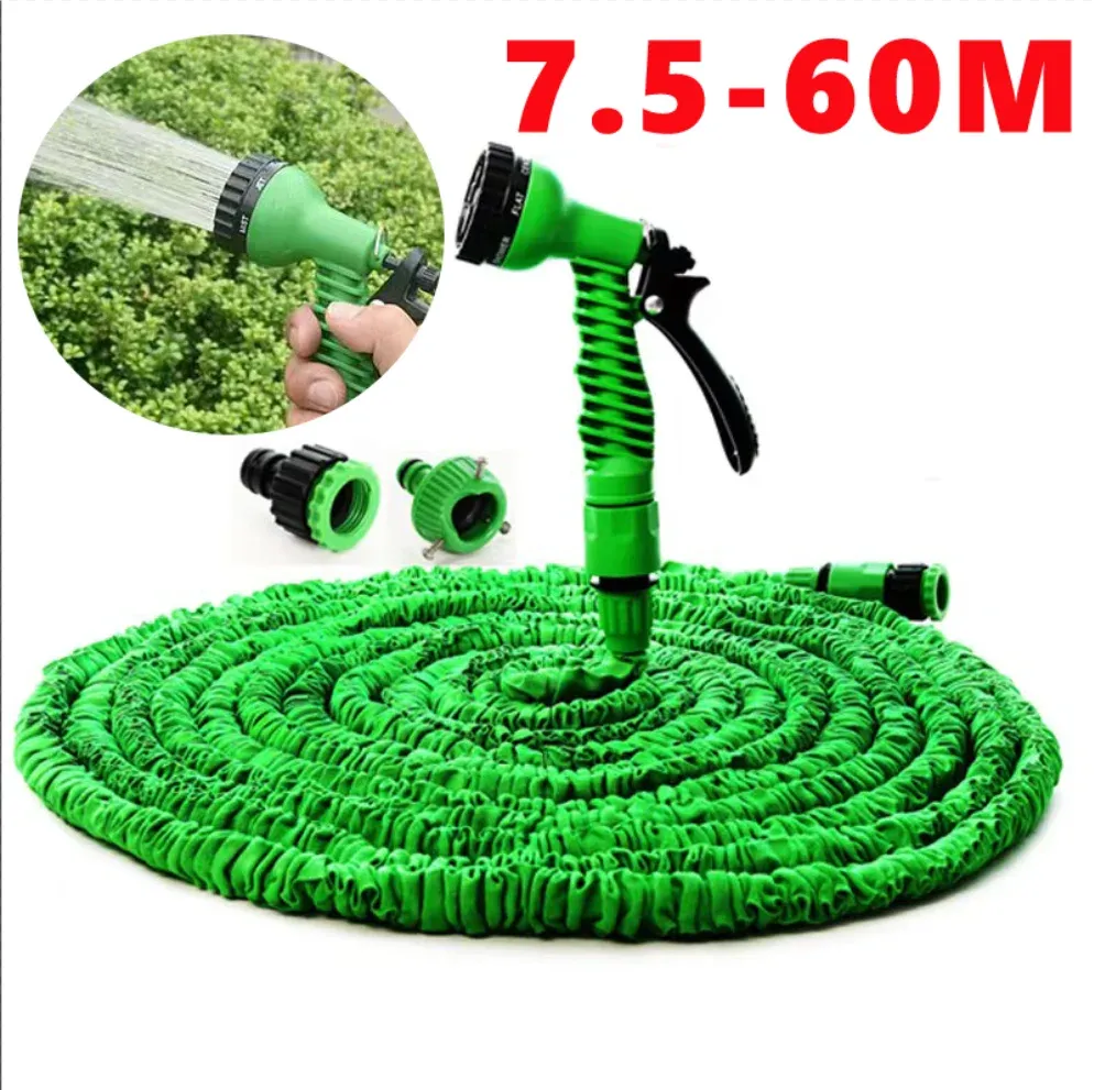 25-200FT Expandable Garden Hose, Lightweight & Durable Magic Water Hose with 7 Spray Patterns, Easy Storage for Home Garden, Car Wash, Pet Bathing
