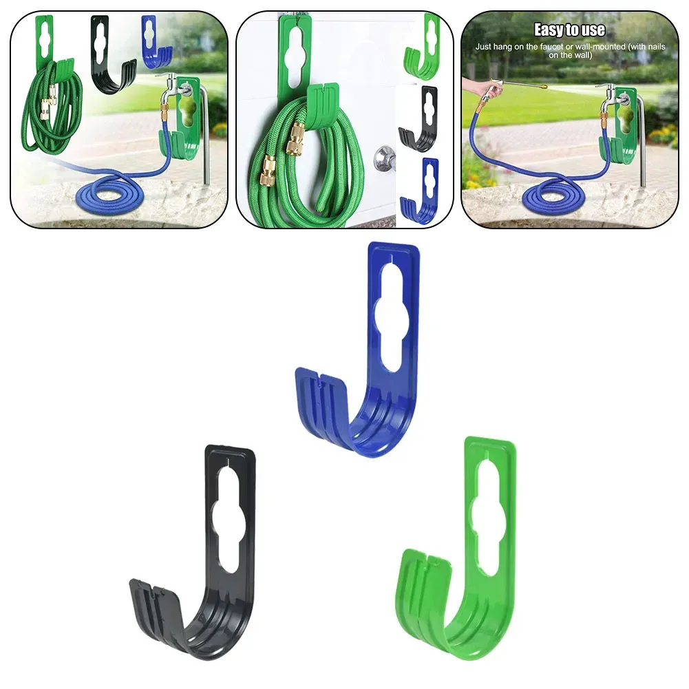 Garden Hose Holder Wall Mount Tap Organizer Rack - Durable Plastic for Agriculture, Car Wash, Lawns - Convenient Outdoor Water Pipe Storage showcase 3