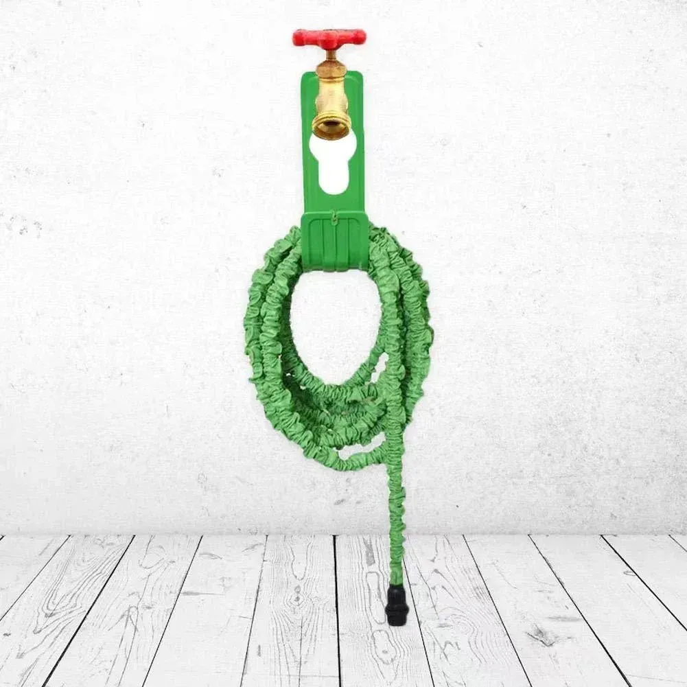 Garden Hose Holder Wall Mount Tap Organizer Rack - Durable Plastic for Agriculture, Car Wash, Lawns - Convenient Outdoor Water Pipe Storage showcase 7