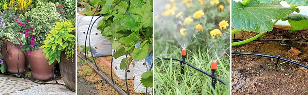 Durable PVC Micro Irrigation Tubing 4/7mm Hose for Garden Greenhouse Bonsai Drip System Sprinkler - 5m to 60m Lengths Available showcase 1