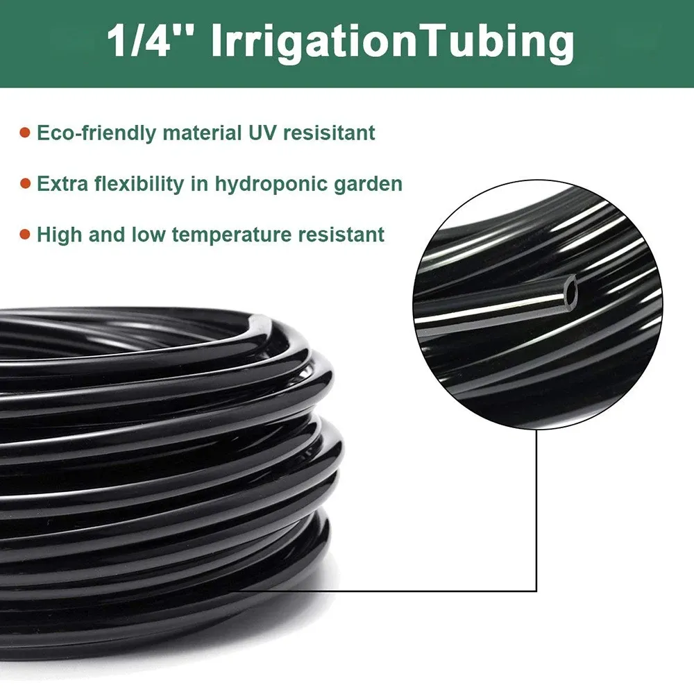 Durable PVC Micro Irrigation Tubing 4/7mm Hose for Garden Greenhouse Bonsai Drip System Sprinkler - 5m to 60m Lengths Available showcase 4