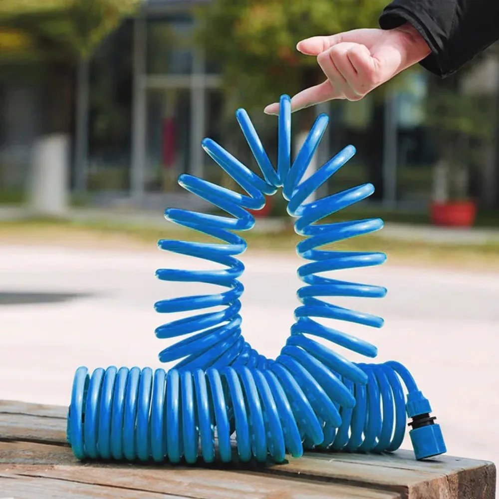 Expandable Retractable EVA Garden Hose 10/15m, Portable Curly Magic Water Pipe for Car Wash, Flower Lawn Watering, Lightweight & Kink-Resistant