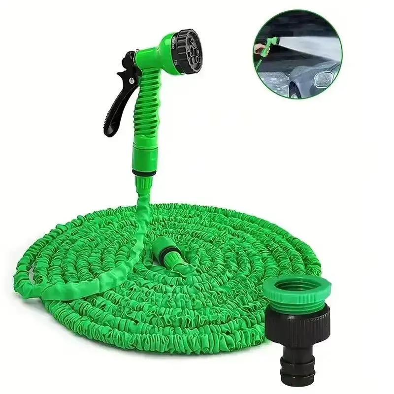 Multi-Pattern Garden Hose Nozzle Sprayer - Versatile Water Gun for Car Washing, Yard Watering, and Household Cleaning - Durable Design
