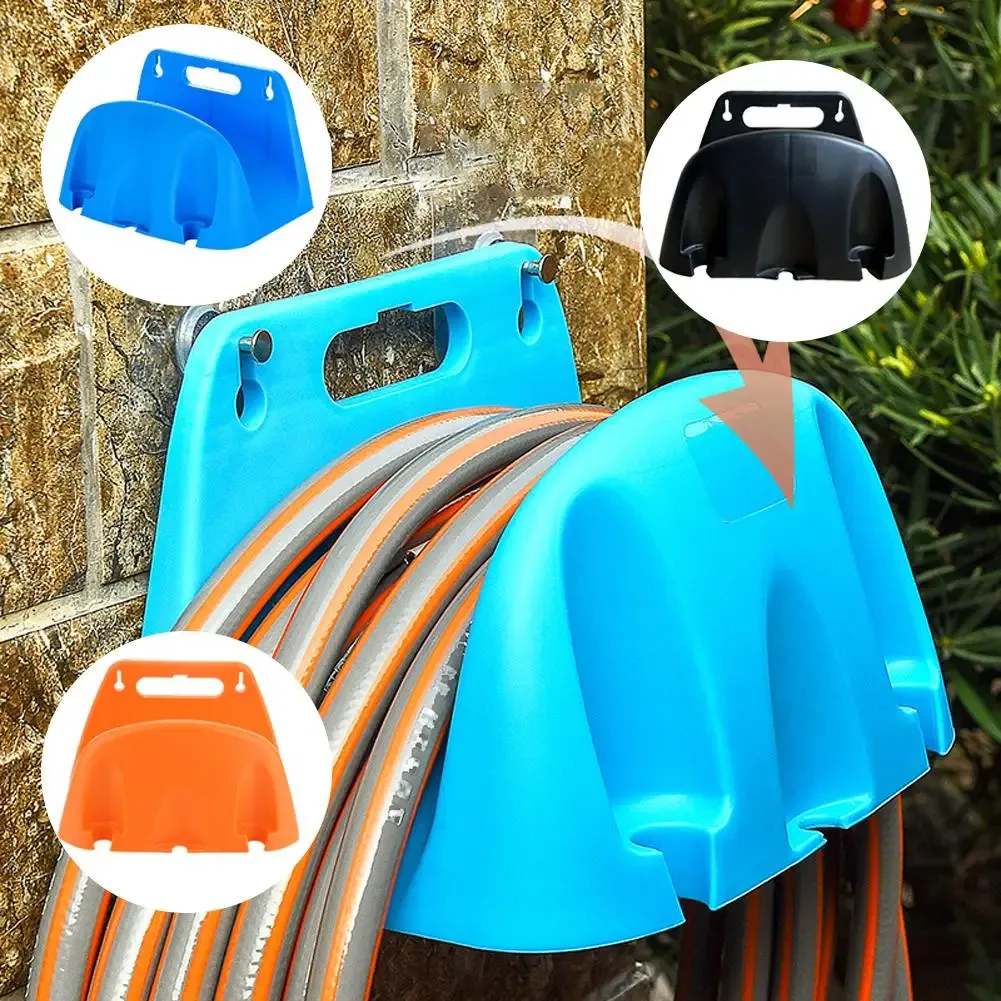 Wall Mounted Garden Hose Holder Rack - Durable PP Plastic Organizer for Irrigation Pipes, Tidy Storage Solution for Gardens & Patios thumbnail 2