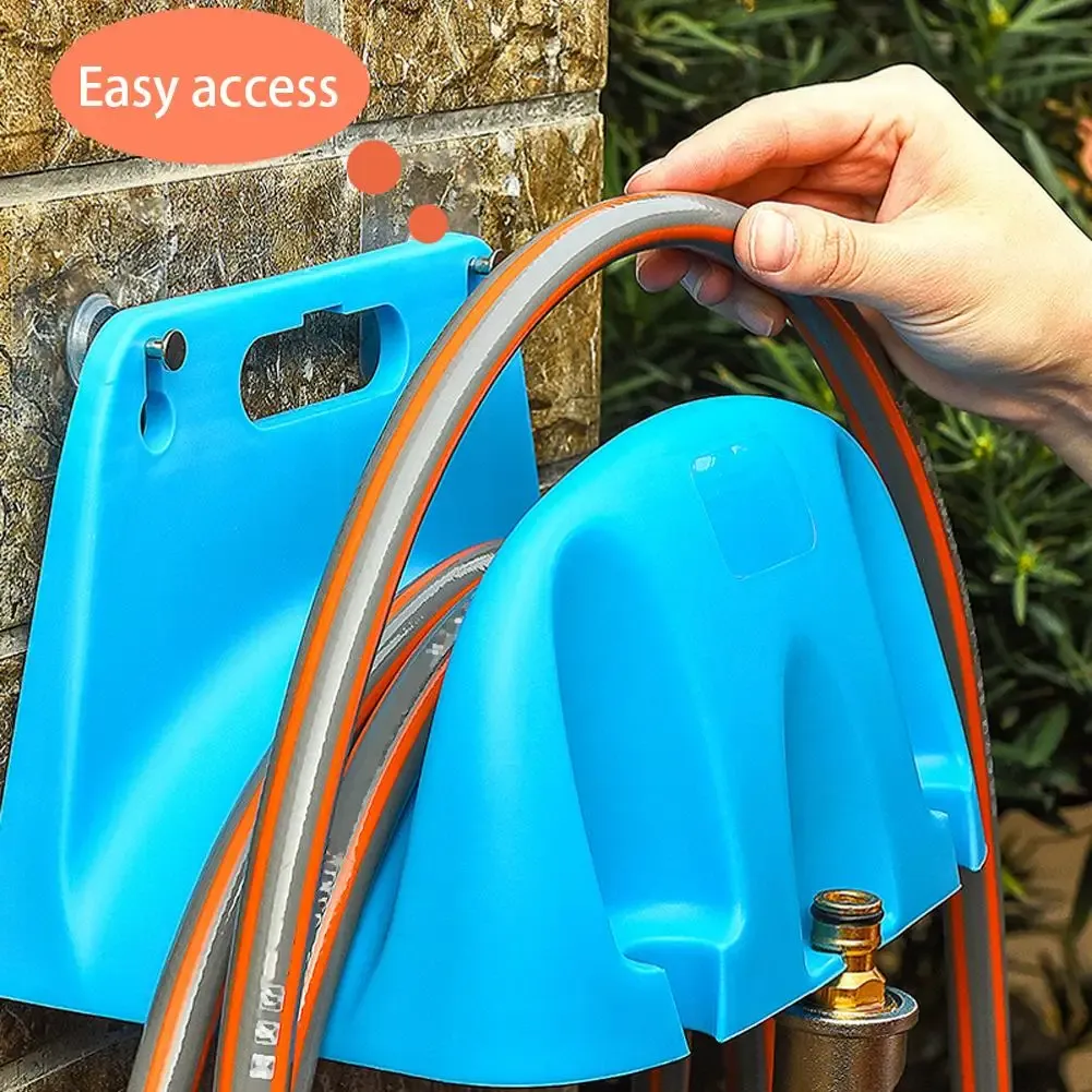 Wall Mounted Garden Hose Holder Rack - Durable PP Plastic Organizer for Irrigation Pipes, Tidy Storage Solution for Gardens & Patios thumbnail 3