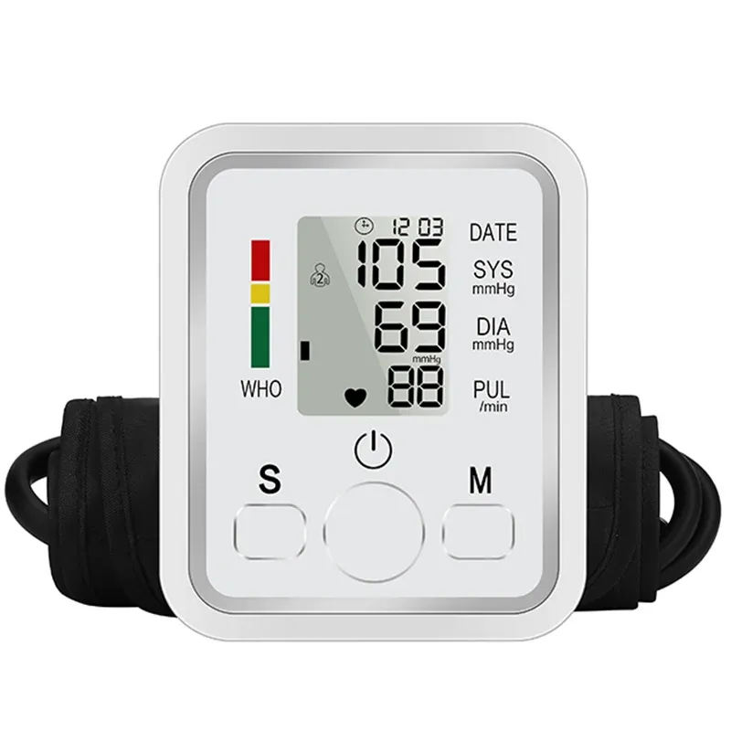 Automatic Digital Upper Arm Blood Pressure Monitor - Accurate BP Meter & Pulse Measurement for Home Use