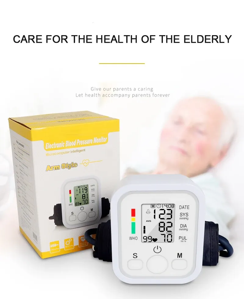 Automatic Digital Upper Arm Blood Pressure Monitor - Accurate BP Meter & Pulse Measurement for Home Use showcase 4