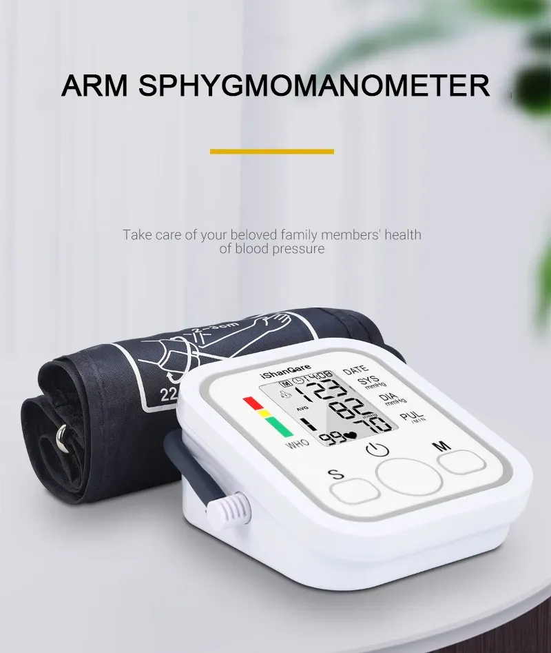 Automatic Digital Upper Arm Blood Pressure Monitor - Accurate BP Meter & Pulse Measurement for Home Use showcase 1