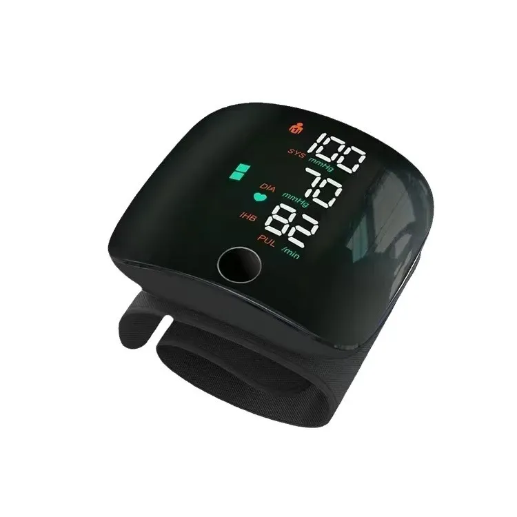 Rechargeable LED Digital Blood Pressure Monitor - Automatic Wrist Sphygmomanometer with Large LCD Screen for Accurate Heart Rate and BP Readings showcase 8