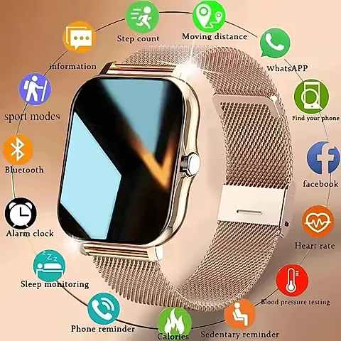T99 Promax Smart Watch for Men & Women: 1.83" HD Color Screen, Bluetooth Calls, Health Monitoring (Blood Oxygen/Pressure), Fitness Tracker, IP67 Waterproof, Compatible with Android & iOS