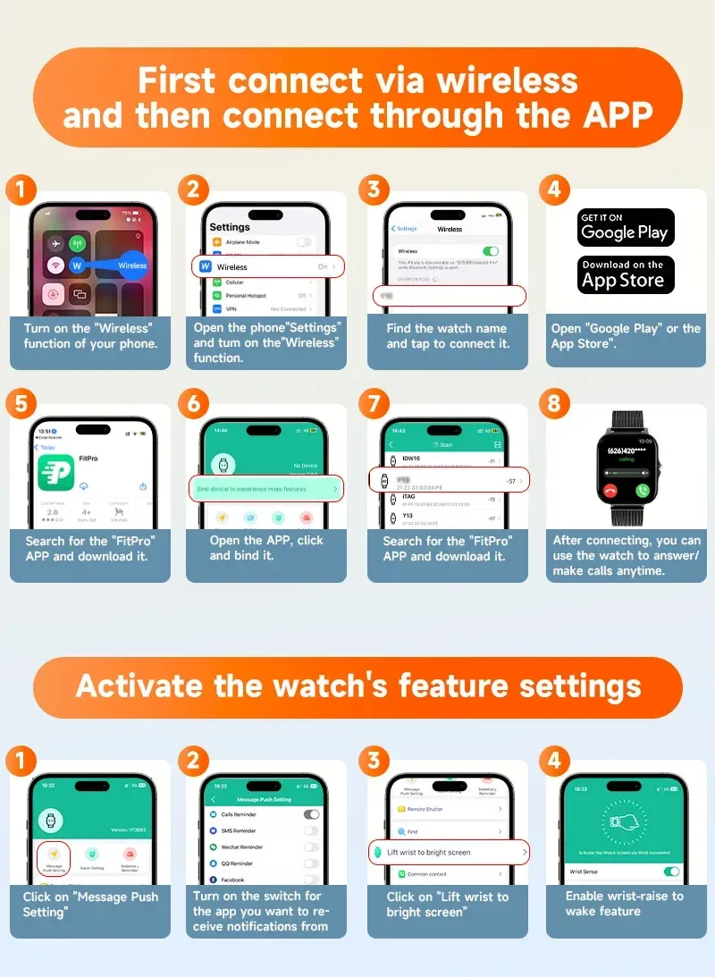 T99 Promax Smart Watch for Men & Women: 1.83" HD Color Screen, Bluetooth Calls, Health Monitoring (Blood Oxygen/Pressure), Fitness Tracker, IP67 Waterproof, Compatible with Android & iOS showcase 20