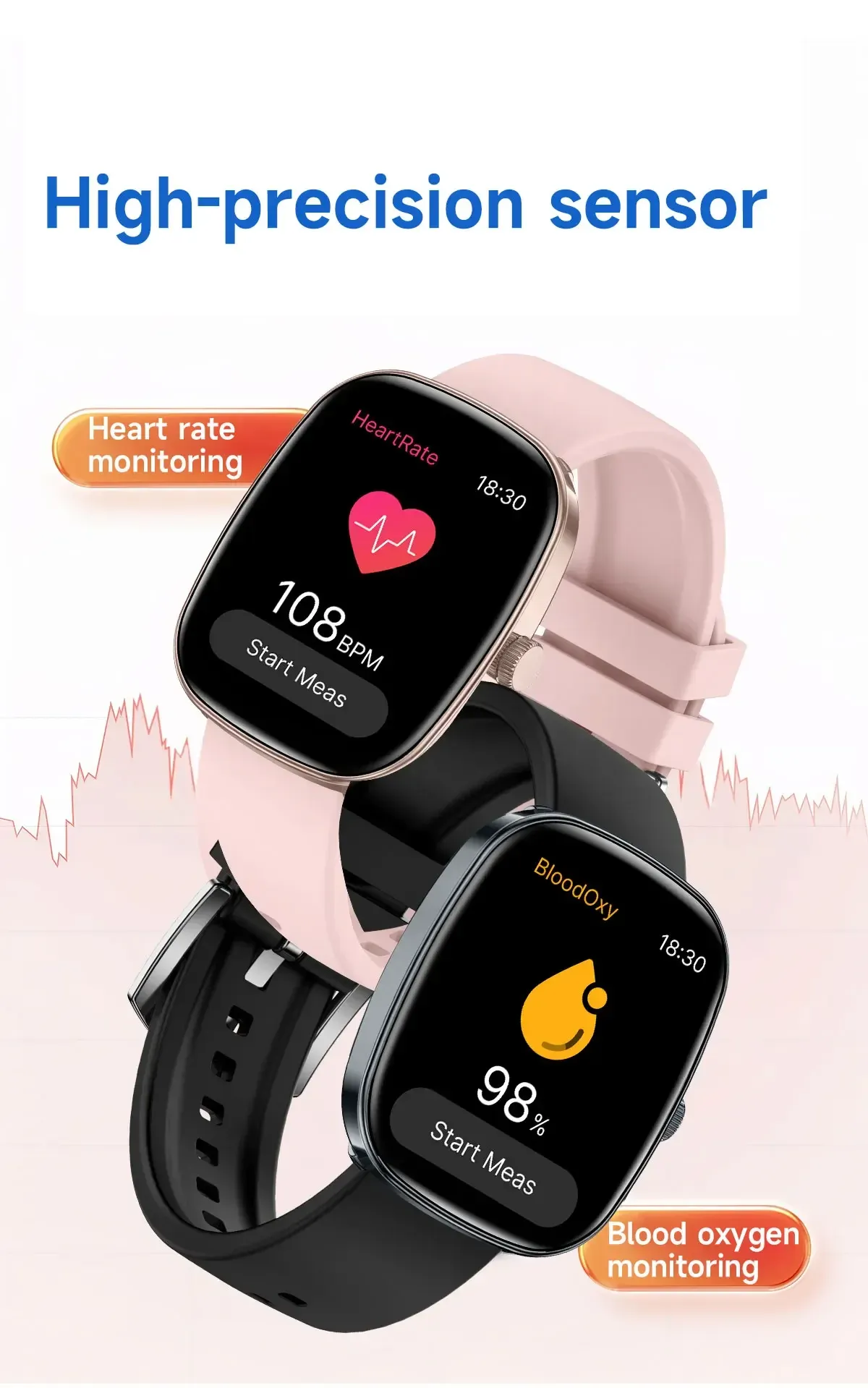 T99 Promax Smart Watch for Men & Women: 1.83" HD Color Screen, Bluetooth Calls, Health Monitoring (Blood Oxygen/Pressure), Fitness Tracker, IP67 Waterproof, Compatible with Android & iOS showcase 11