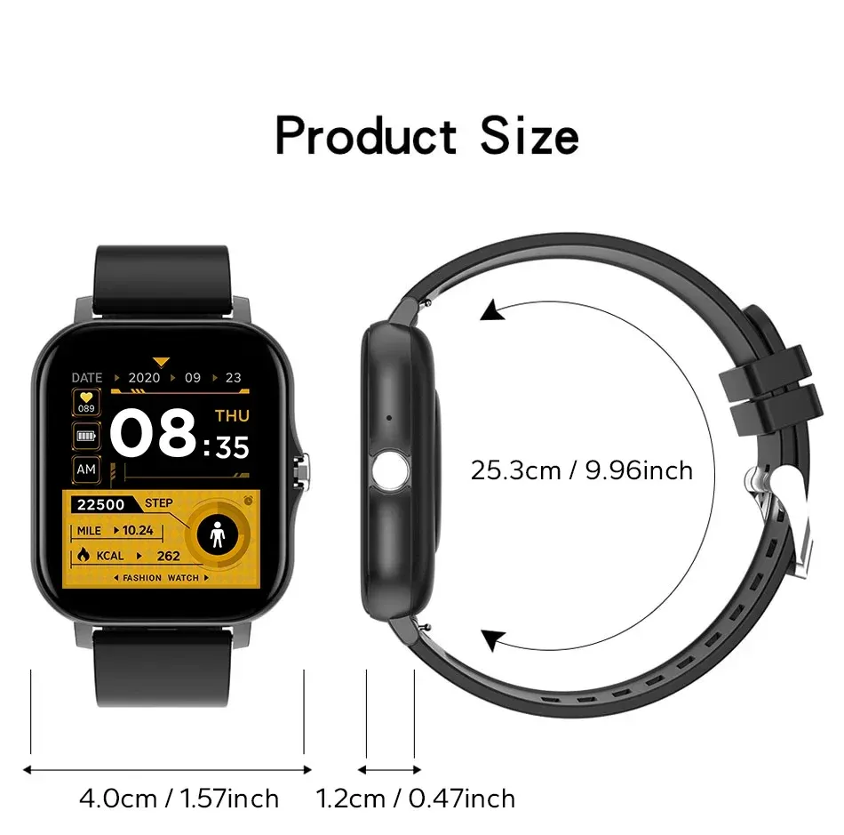 T99 Promax Smart Watch for Men & Women: 1.83" HD Color Screen, Bluetooth Calls, Health Monitoring (Blood Oxygen/Pressure), Fitness Tracker, IP67 Waterproof, Compatible with Android & iOS showcase 28