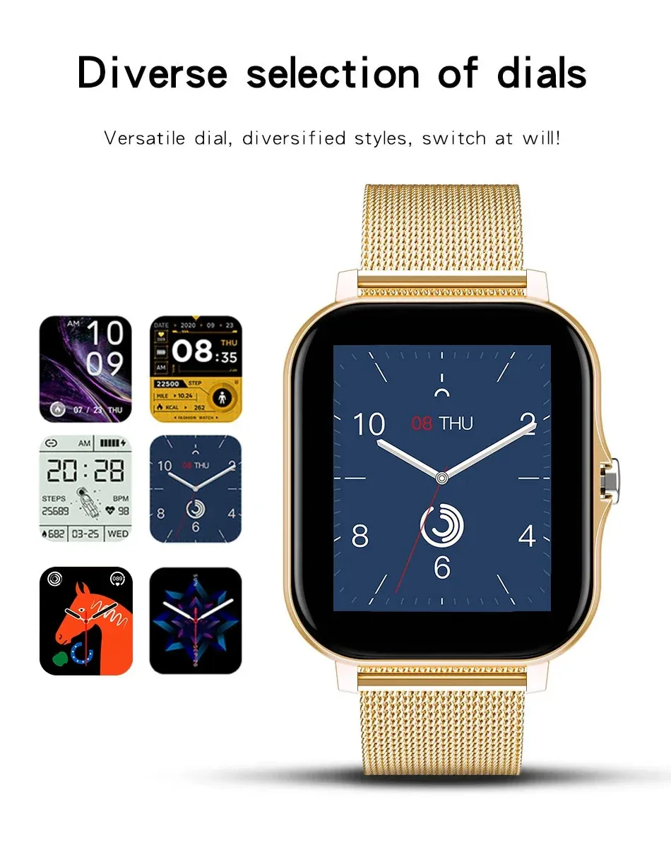T99 Promax Smart Watch for Men & Women: 1.83" HD Color Screen, Bluetooth Calls, Health Monitoring (Blood Oxygen/Pressure), Fitness Tracker, IP67 Waterproof, Compatible with Android & iOS showcase 26