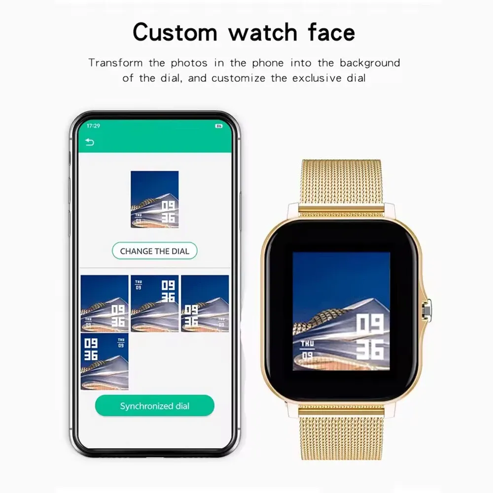 T99 Promax Smart Watch for Men & Women: 1.83" HD Color Screen, Bluetooth Calls, Health Monitoring (Blood Oxygen/Pressure), Fitness Tracker, IP67 Waterproof, Compatible with Android & iOS thumbnail 5