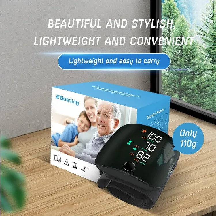 Rechargeable Voice Blood Pressure Monitor - Digital Tensiometro for Home Health, English Voice Output, Accurate Sphygmomanometer for Seniors and Adults showcase 3