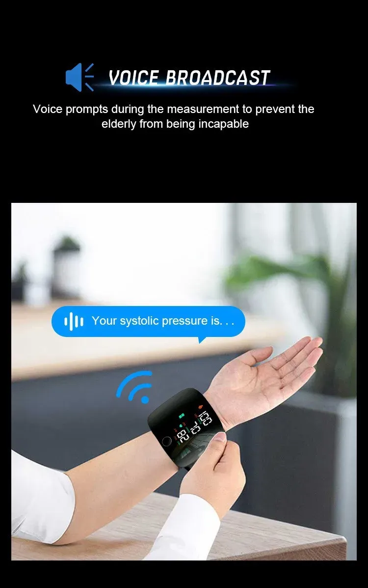 Rechargeable Voice Blood Pressure Monitor - Digital Tensiometro for Home Health, English Voice Output, Accurate Sphygmomanometer for Seniors and Adults showcase 12