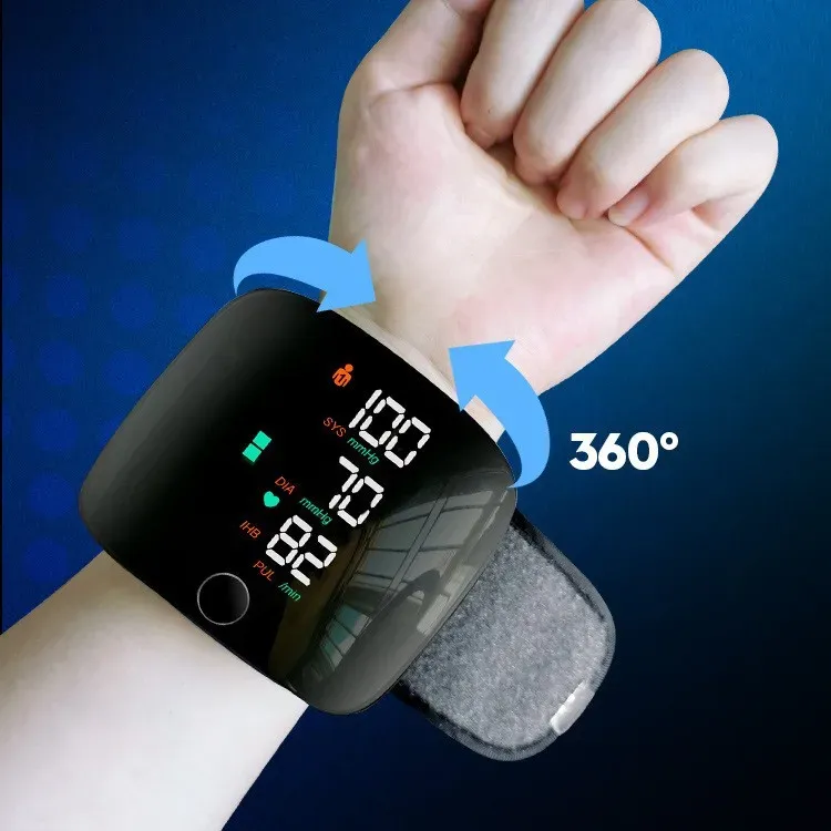 Rechargeable Voice Blood Pressure Monitor - Digital Tensiometro for Home Health, English Voice Output, Accurate Sphygmomanometer for Seniors and Adults showcase 9