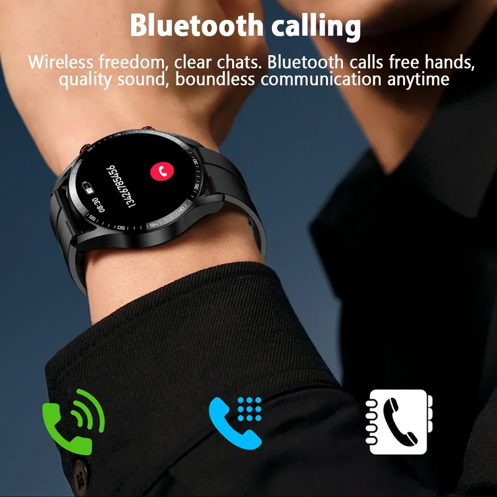 Smart Watch for Men - 1.53" Full HD Touchscreen, ECG+PPG, Multi-Sport Modes, Bluetooth Calling, IP67 Waterproof, Business Style Smartwatch with Fitness Tracker thumbnail 4