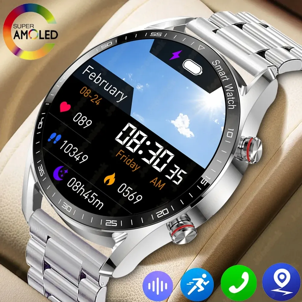 Smart Watch for Men - 1.53" Full HD Touchscreen, ECG+PPG, Multi-Sport Modes, Bluetooth Calling, IP67 Waterproof, Business Style Smartwatch with Fitness Tracker