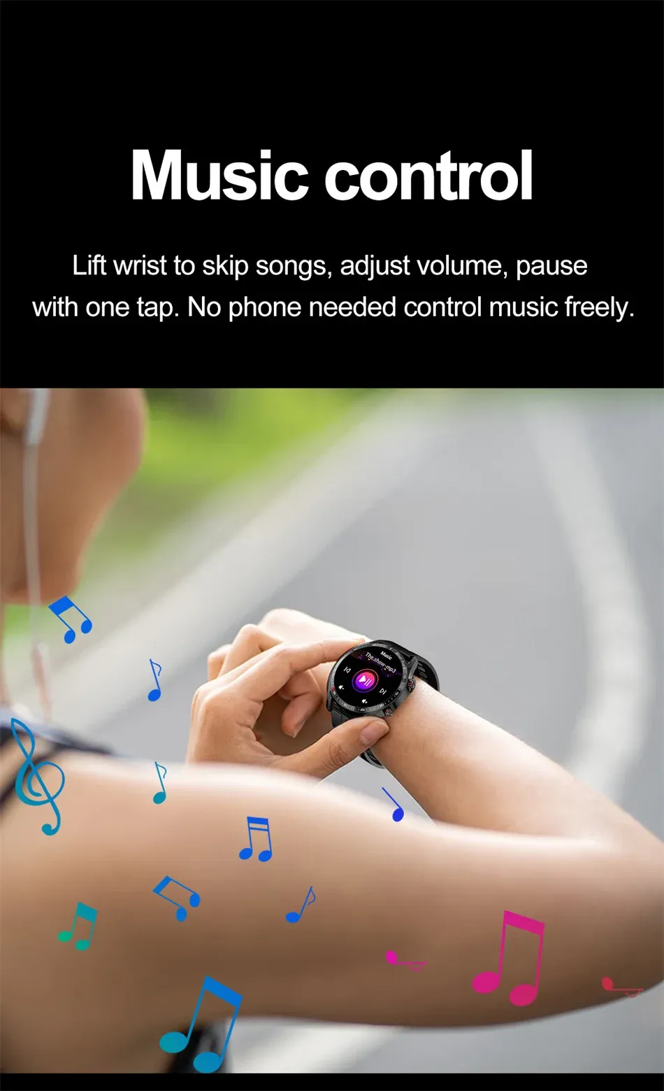 Smart Watch for Men - 1.53" Full HD Touchscreen, ECG+PPG, Multi-Sport Modes, Bluetooth Calling, IP67 Waterproof, Business Style Smartwatch with Fitness Tracker showcase 18