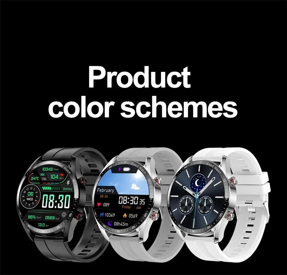 Smart Watch for Men - 1.53" Full HD Touchscreen, ECG+PPG, Multi-Sport Modes, Bluetooth Calling, IP67 Waterproof, Business Style Smartwatch with Fitness Tracker showcase 24
