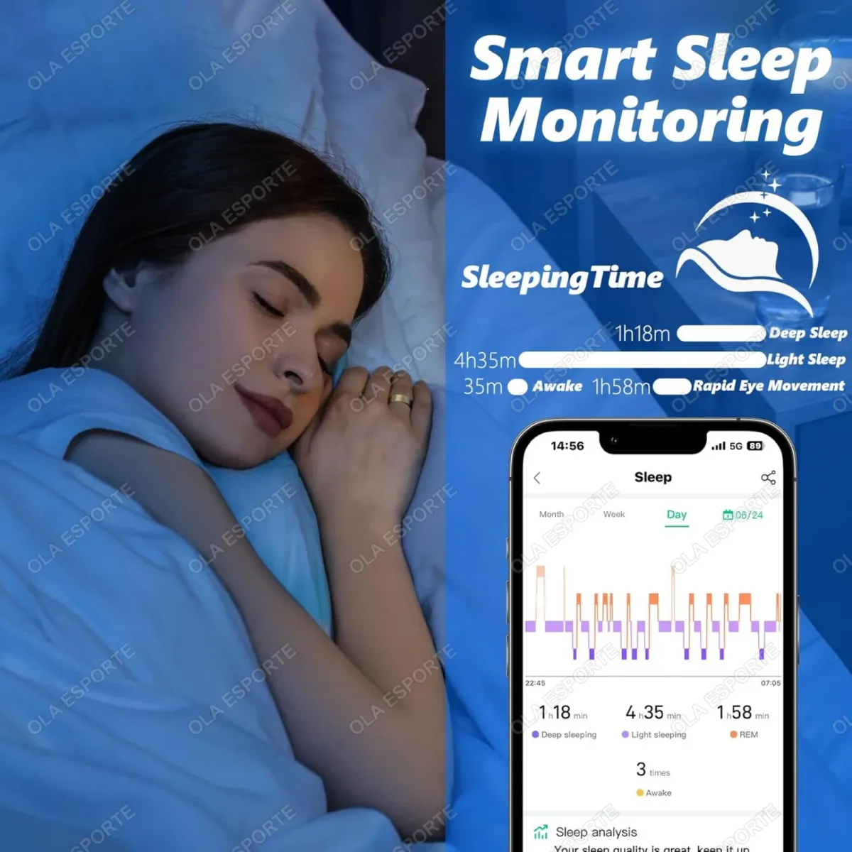 2025 Smart Ring for Men & Women: Blood Pressure, Heart Rate, Sleep Monitoring, SpO2, Waterproof (IP68/5ATM), Multi-Sport Tracking, Remote Camera Control showcase 8