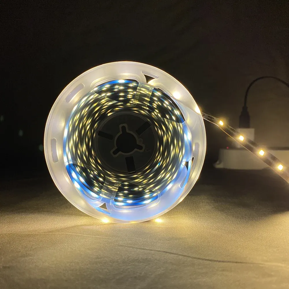 DC 5V USB LED Strip Lights 2835/5050 SMD, White/RGB, Flexible Tape for TV Background, Home Decor, Computer, Laptop, Car - 1-15m showcase 4