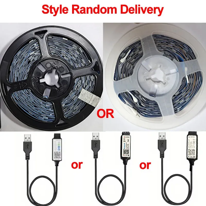 Bluetooth LED Strip Lights 5050 SMD Smart App Remote Control Flexible Ribbon Tape for TV Backlights, Game Room, Home Decor, 5M Length showcase 1