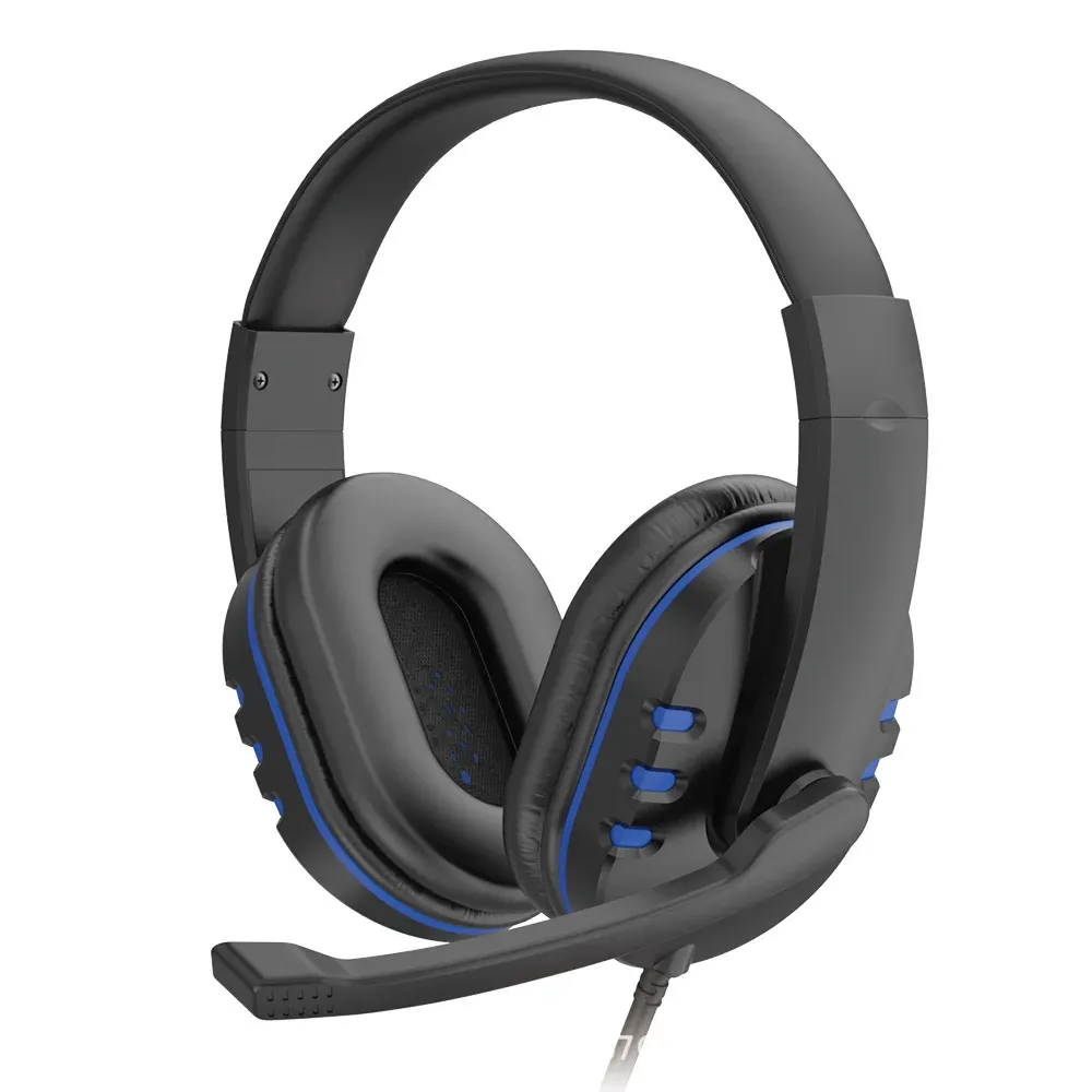 Wired Gaming Headset with Microphone for PS4, PC, and Mobile - High Fidelity 3.5mm Earphones with Super Bass and Comfort Fit thumbnail 4