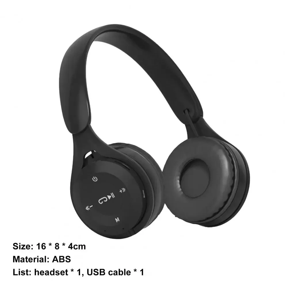 Macaron Wireless Bluetooth Headphones with Mic - Stereo Headband Gaming Headset for Mobile Tablet, Gamer Girl Gift, 6-Hour Playtime, 200mAh Battery, 3.5mm Audio Port showcase 6